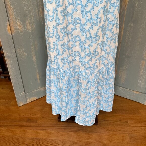 Lilly Pulitzer Amerie Embroidered Midi Dress Flamingle Sz XL - Picture 12 of 14